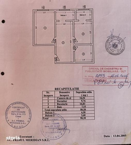 Apartament cu 2 camere în Tineretului