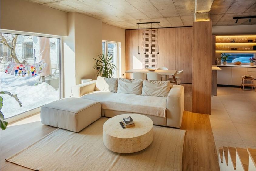Duplex cu 4 camere cu Canalizare în Mogoșoaia