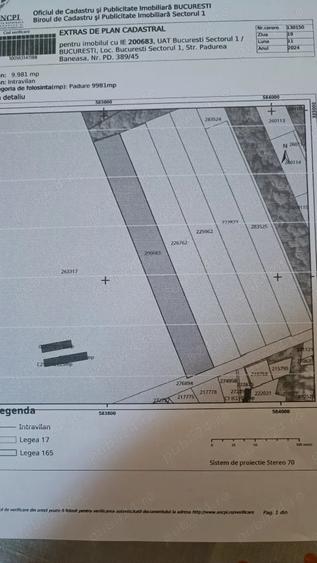 Teren de 10000 mp, în Exterior Vest
