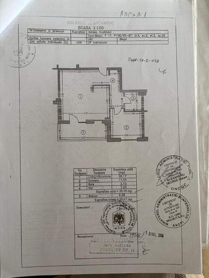Apartament cu 2 camere decomandat în Exterior Vest