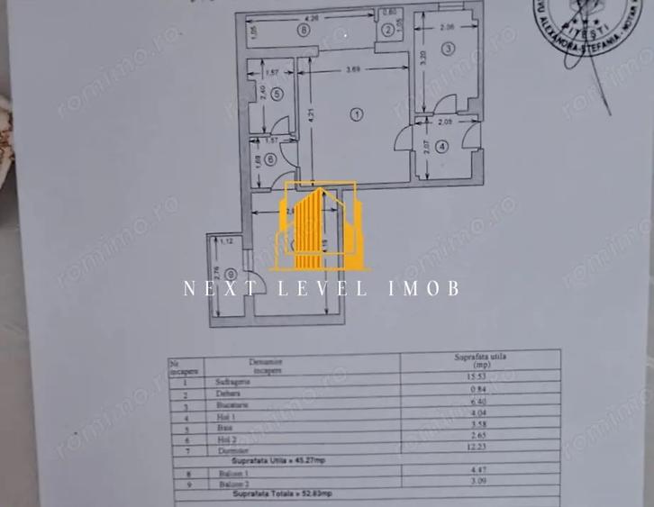 Apartament cu 2 camere semidecomandat în Trivale