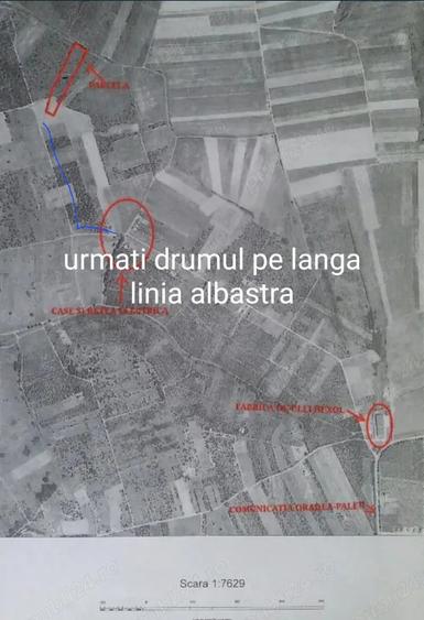 Teren de 10900 mp, în Oncea