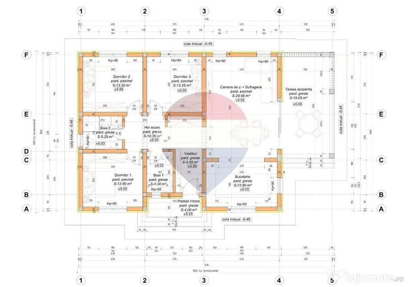 Casă cu 4 camere cu Teren 550 Mp în Mocira