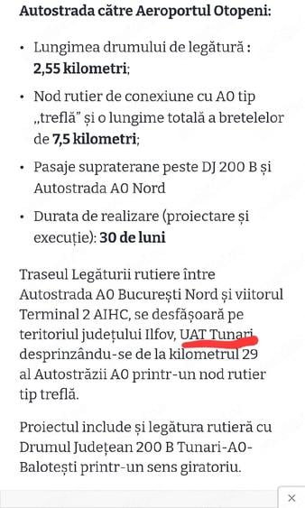 Teren de 10685 mp, în Tunari