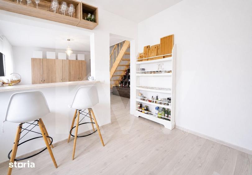 Apartament cu 3 camere semidecomandat în Cedonia