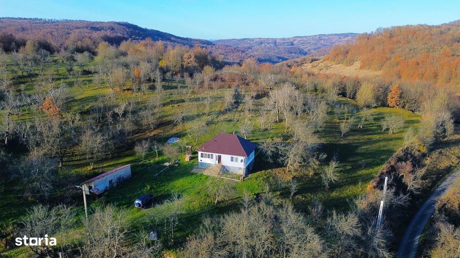 Casă cu 2 camere cu Teren 8945 Mp în Boiu Mare