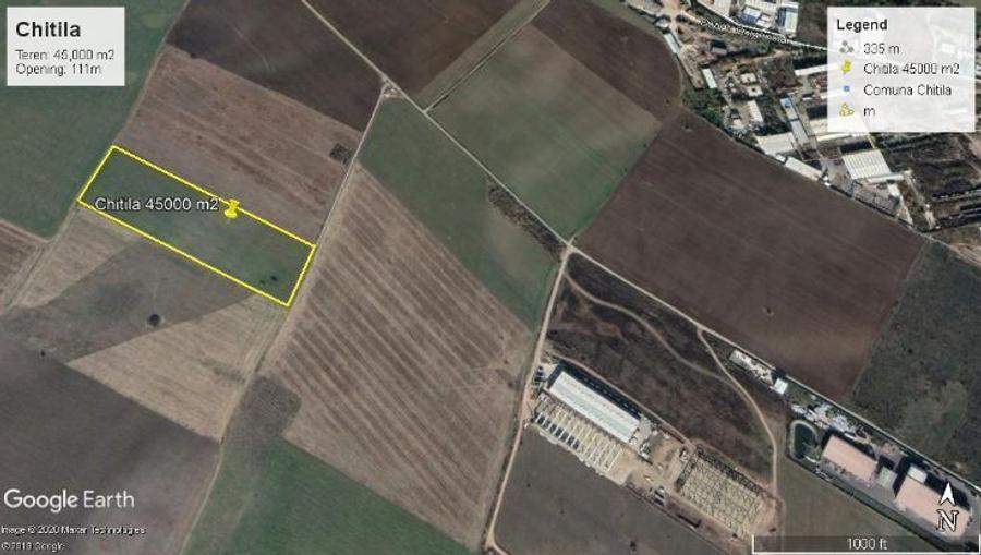 Teren Construcții extravilan de 44950 mp, în Dragomirești-Vale