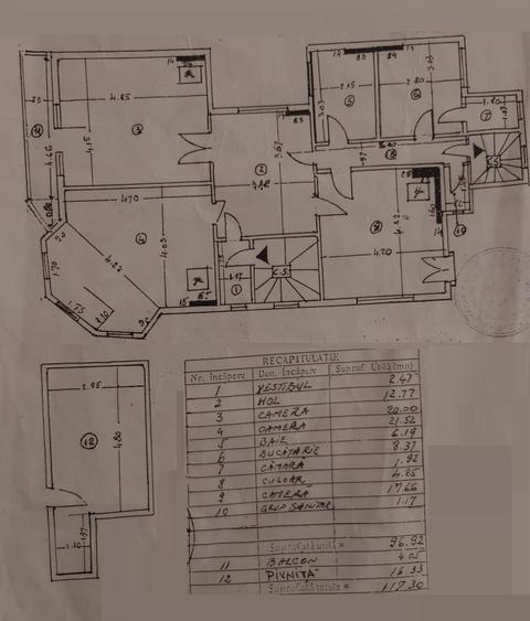 Vanzare apartament patru camere vila D+P+1+pod curte Cotroceni metrou Eroilor - 17