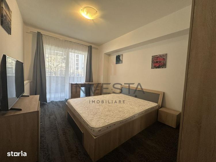 Apartament cu 2 camere semidecomandat, mobilat în Bună Ziua