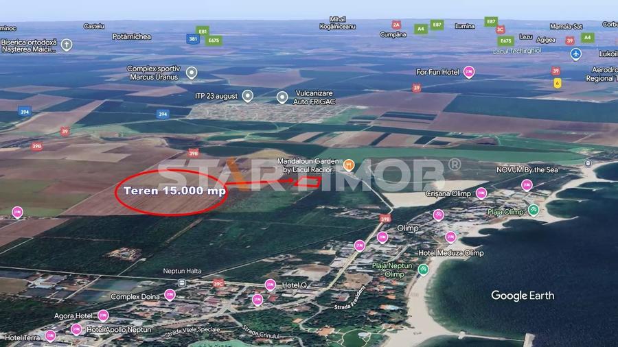 Teren Construcții intravilan de 15000 mp, în Vest