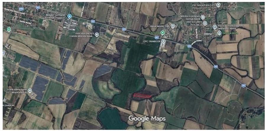 Teren de 16000 mp, în Moșnița Nouă