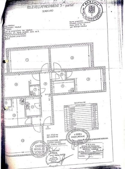 Apartament cu 4 camere decomandat în Central