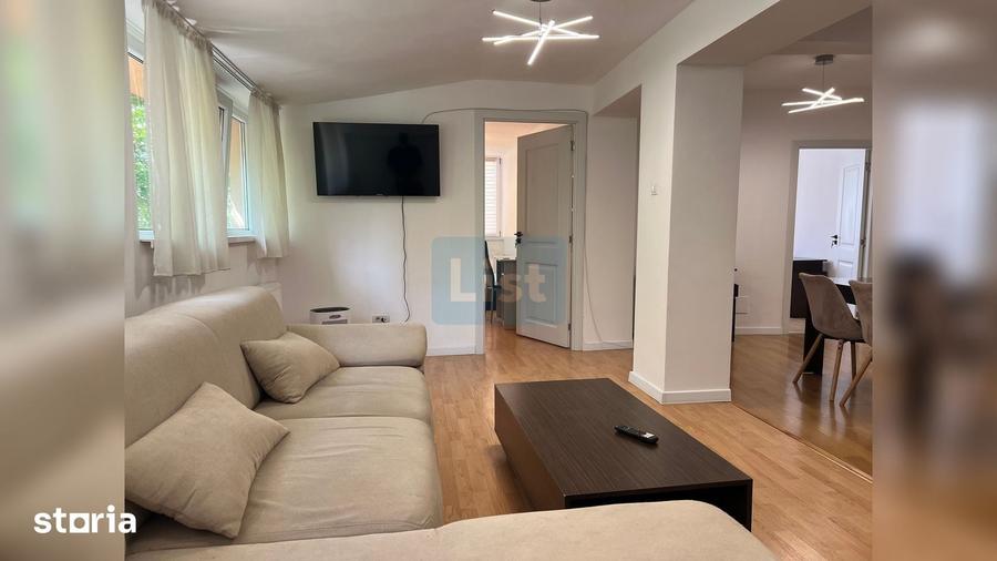 Apartament cu 4 camere semidecomandat, mobilat în Mărăști