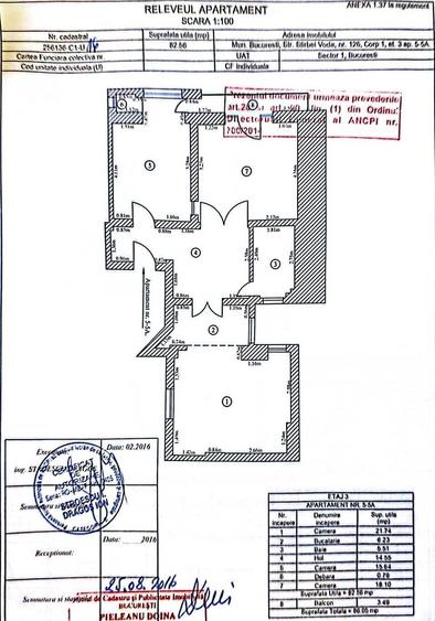 Apartament cu 3 camere decomandat în Știrbei Vodă