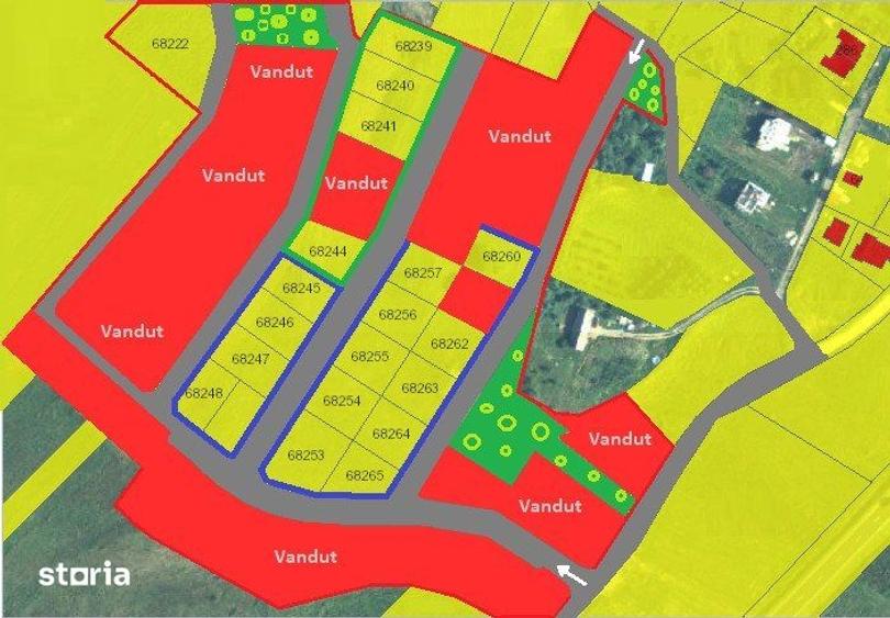 Teren de 569 mp, în Apahida