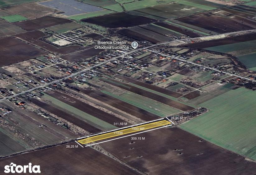 Teren de 97314 mp, în Butimanu