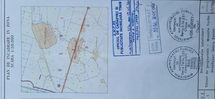 Teren de 10000 mp, în Moșnița Veche