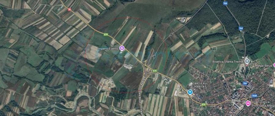 Teren Construcții extravilan de 9715 mp, în Beiuș