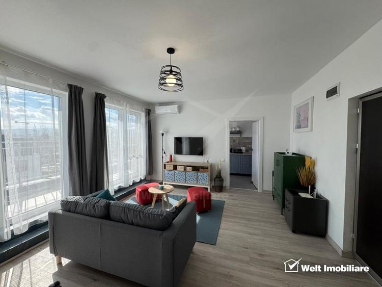 Apartament cu 2 camere semidecomandat, mobilat în Iris