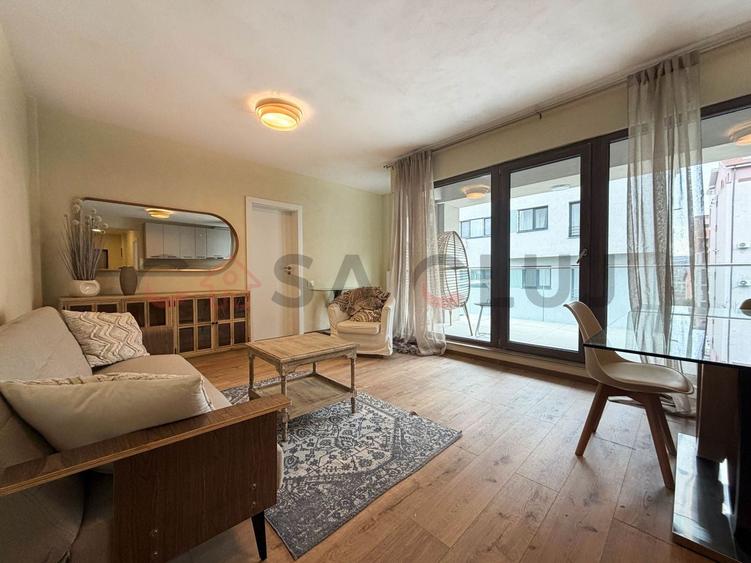 Apartament cu 3 camere semidecomandat, mobilat în Borhanci