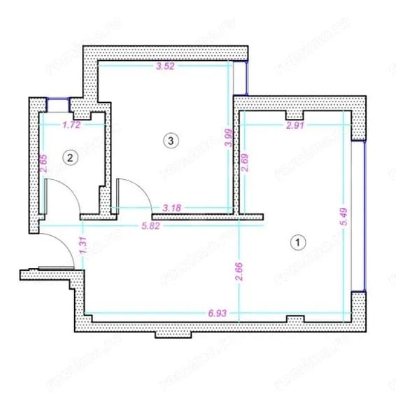 Apartament 2 camere, 45 mp, finisat, zona Donath - 5