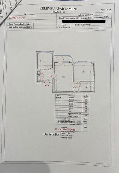 Apartament cu 2 camere decomandat, mobilat în Drumul Taberei