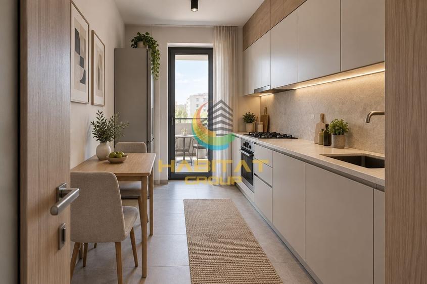 Apartament cu 2 camere decomandat în Theodor Pallady
