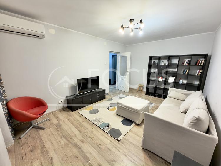 Apartament cu 2 camere decomandat, mobilat în Tei