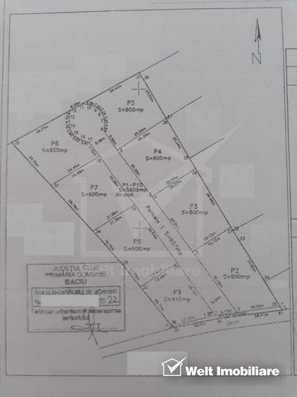 Teren Construcții intravilan de 600 mp, în Popești