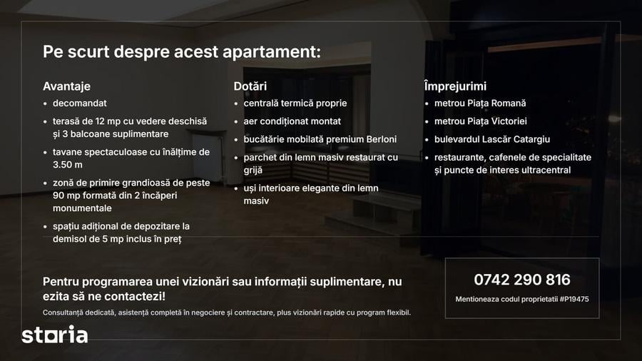 Apartament cu 6 camere decomandat în Dorobanți