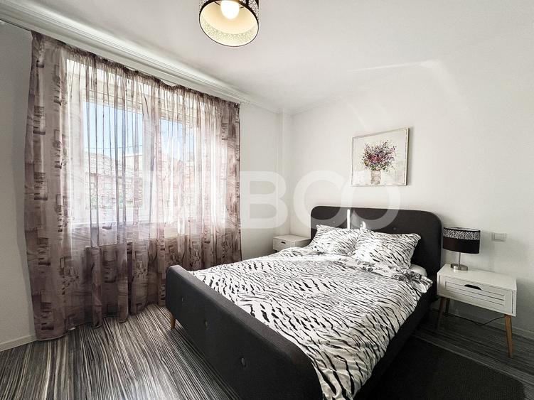 Apartament cu 2 camere semidecomandat, mobilat în Plopilor