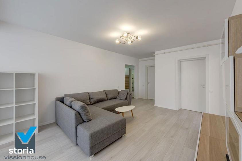 Apartament cu 2 camere semidecomandat, mobilat în Străulești