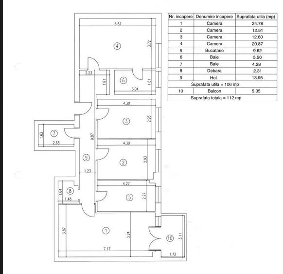 Apartament 4 camere | Laguna Residence | 112 mp utili | Parcare subterana - 13