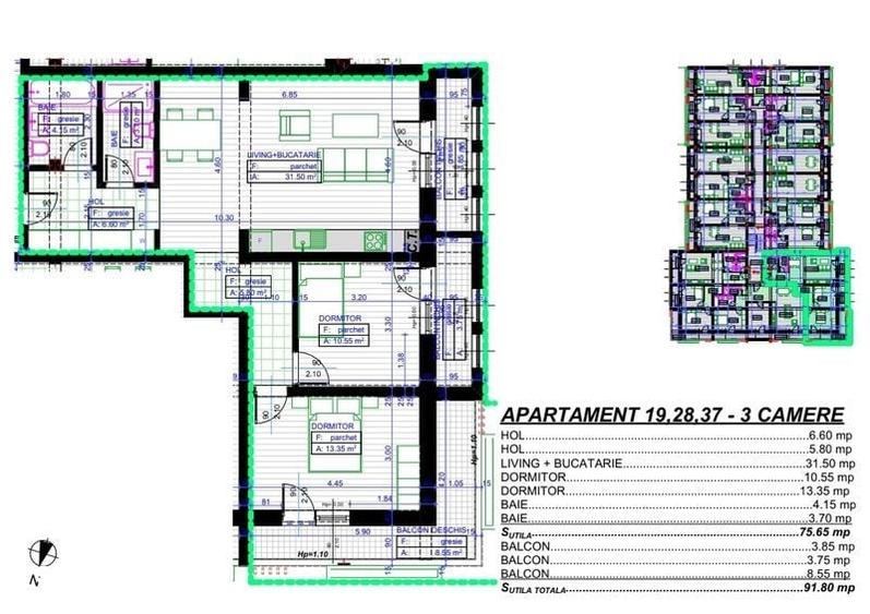 Apartament trei camere ultracentral - 7