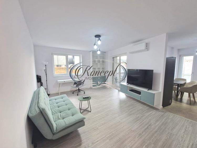 Apartament cu 2 camere semidecomandat, mobilat în Iris