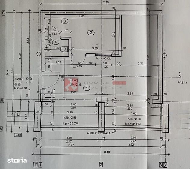 Spațiu comercial, de 67 mp, în Astra