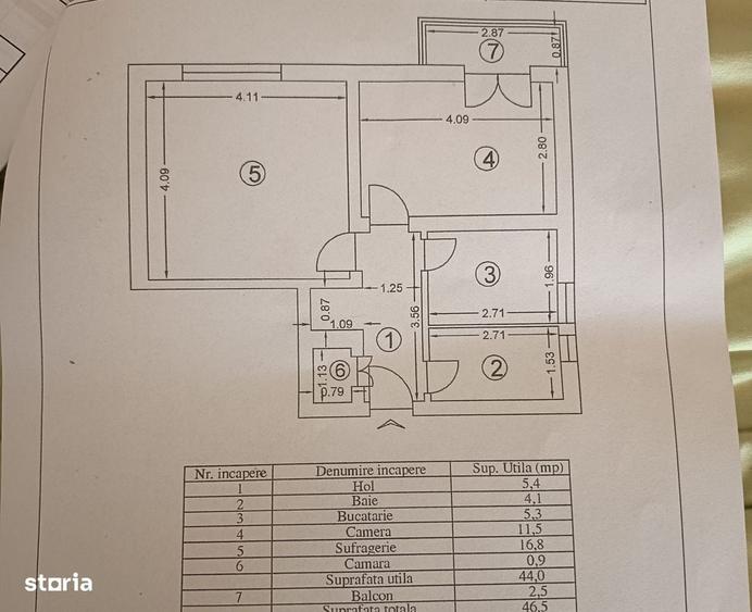 Apartament cu 2 camere decomandat în Tudor Vladimirescu