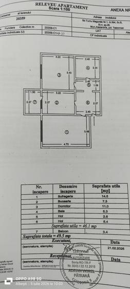 Apartament cu 2 camere decomandat în Exterior Vest