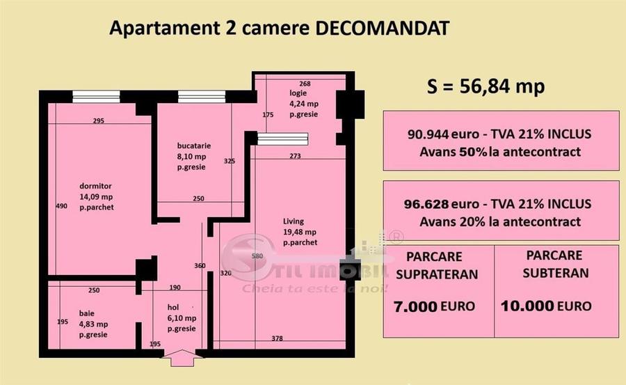 Apartament decomandat Cug Valea Adanca, bloc nou, cartier rezidential - 2