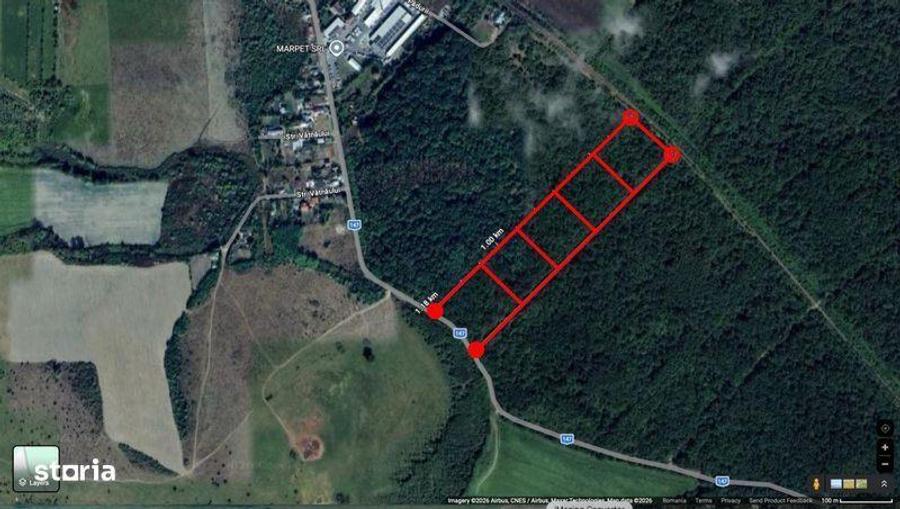 Teren de 10000 mp, în Drăgănești