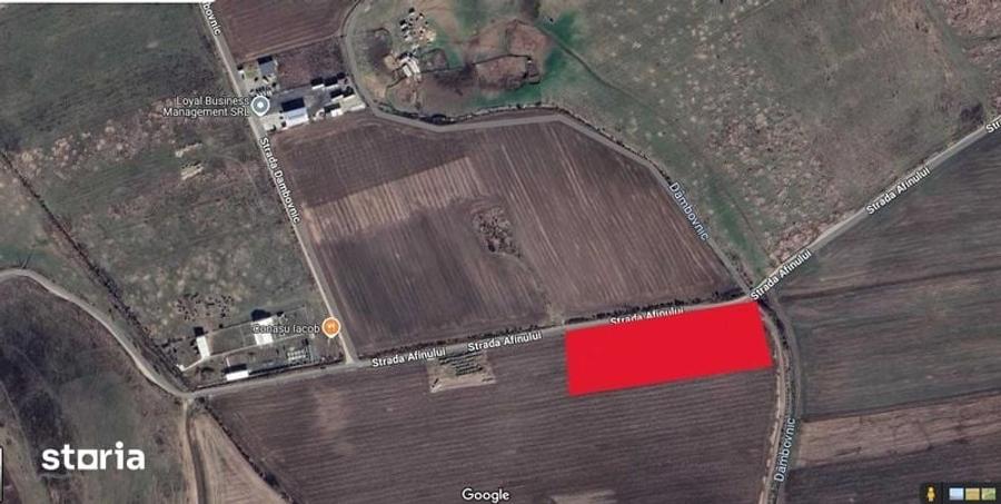 Teren Albota / zona Statiune - Papillon / 10.000 mp / Deschidere 142 m - 1