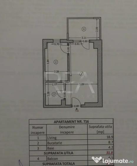 Studio- Central Adress Residence-Bloc 2022/Nasaud/Parcul Car - 2