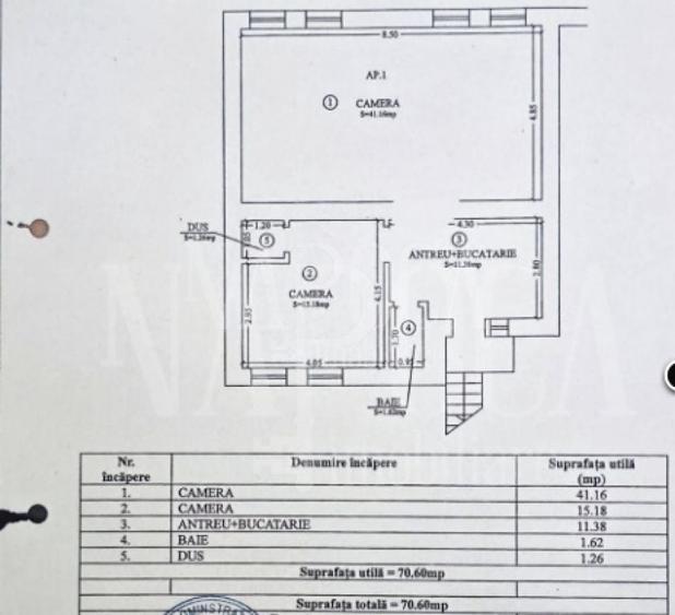 Apartament 2 camere de vanzare in Centru, Cluj Napoca - 1