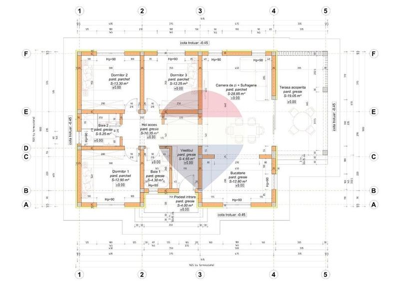 Casă individuală cu 4 camere cu Teren 550 Mp în Mocira