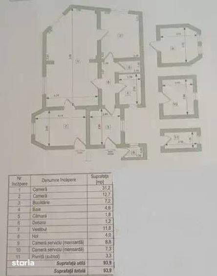Apartament cu 2 camere decomandat în Centrul Civic