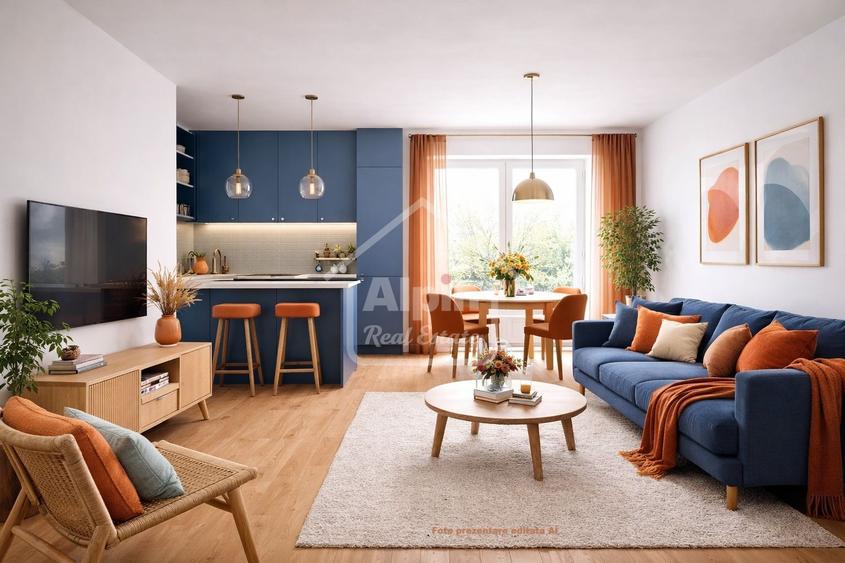 Apartament cu 2 camere decomandat în Central