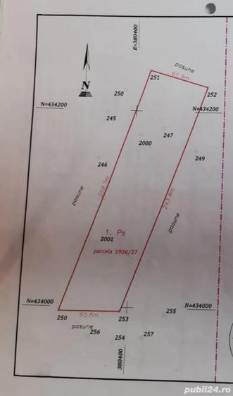 Teren de 15000 mp, în Petros