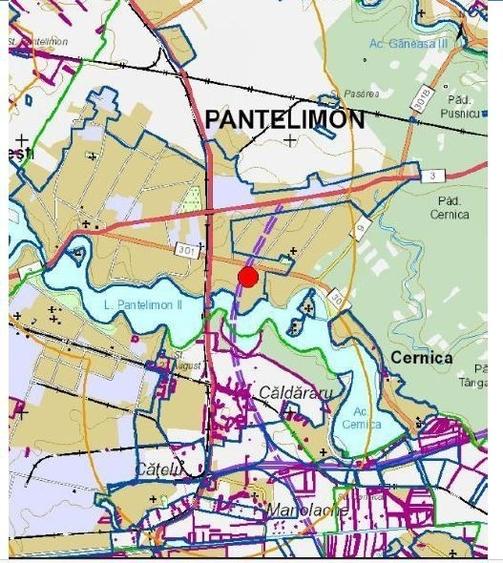 Teren Construcții intravilan de 12828 mp, în Cernica