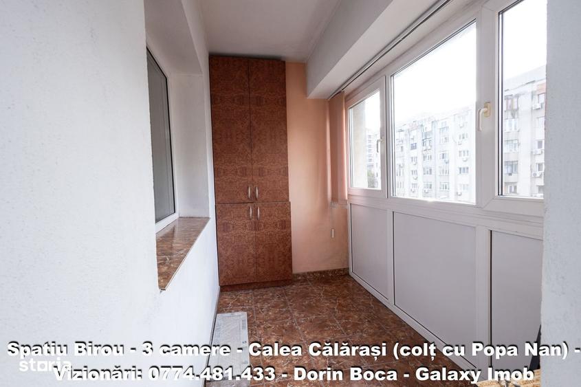 BIROU 3 Camere NEMOBILAT - CALEA CALARASI - Centrala proprie - 18