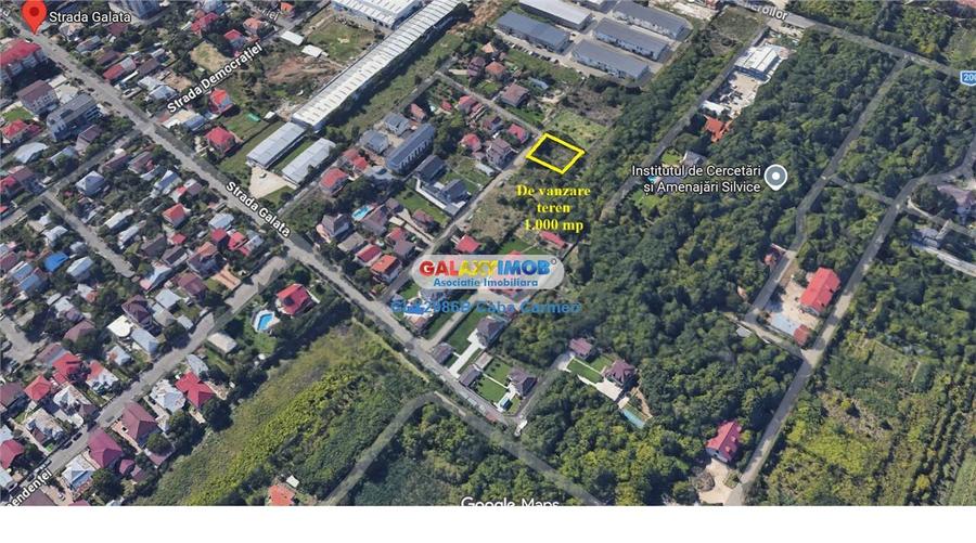 Teren Construcții intravilan de 1000 mp, în Nord-Est